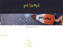 Tablet Screenshot of picanti.ch